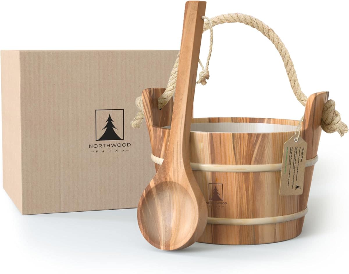 Northwood Sauna Bucket and Ladle Set